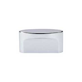 Top Knobs [TK74PC] Die Cast Zinc Cabinet Knob - Oval Slot Series - Polished Chrome Finish - 1 1/2" C/C - 2 1/4" L