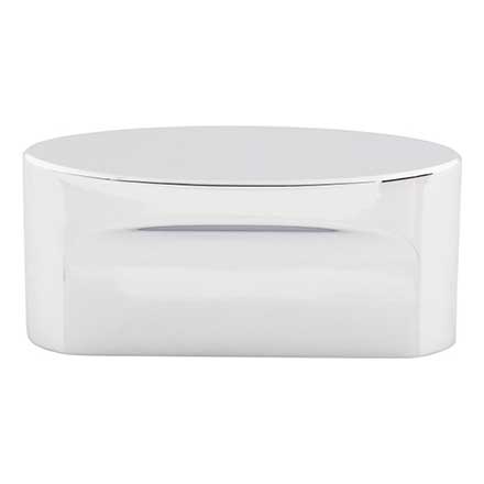 Top Knobs [TK74PC] Die Cast Zinc Cabinet Knob - Oval Slot Series - Polished Chrome Finish - 1 1/2" C/C - 2 1/4" L
