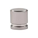 Top Knobs [TK57BSN] Die Cast Zinc Cabinet Knob - Oval Series - Brushed Satin Nickel Finish - 1" L