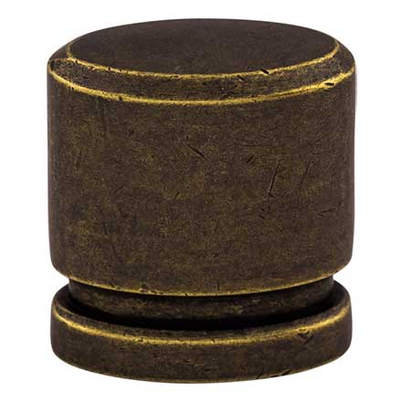 Top Knobs [TK57GBZ] Die Cast Zinc Cabinet Knob - Oval Series - German Bronze Finish - 1&quot; L