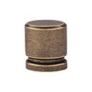 Top Knobs [TK57GBZ] Die Cast Zinc Cabinet Knob - Oval Series - German Bronze Finish - 1&quot; L