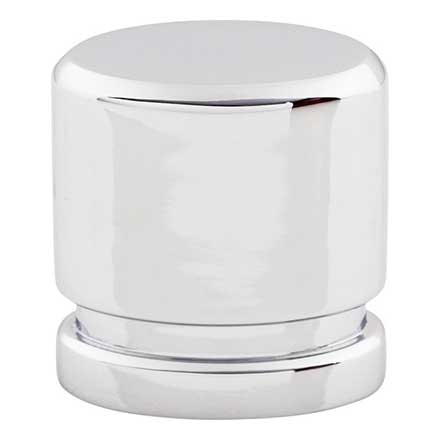 Top Knobs [TK57PC] Die Cast Zinc Cabinet Knob - Oval Series - Polished Chrome Finish - 1&quot; L