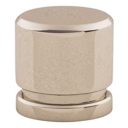 Top Knobs [TK57PN] Die Cast Zinc Cabinet Knob - Oval Series - Polished Nickel Finish - 1&quot; L