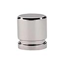 Top Knobs [TK57PN] Die Cast Zinc Cabinet Knob - Oval Series - Polished Nickel Finish - 1&quot; L