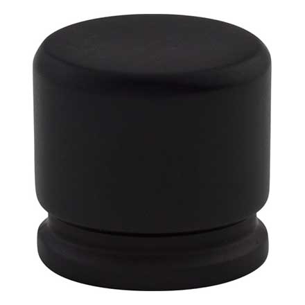 Top Knobs [TK59BLK] Die Cast Zinc Cabinet Knob - Oval Series - Flat Black Finish - 1 1/8&quot; L