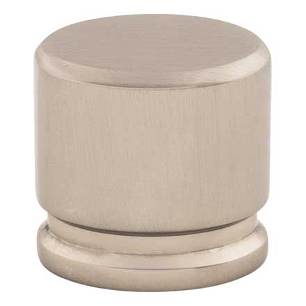 Top Knobs [TK59BSN] Die Cast Zinc Cabinet Knob - Oval Series - Brushed Satin Nickel Finish - 1 1/8&quot; L