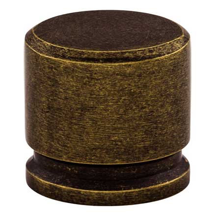 Top Knobs [TK59GBZ] Die Cast Zinc Cabinet Knob - Oval Series - German Bronze Finish - 1 1/8&quot; L