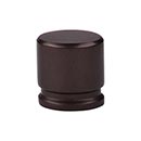 Top Knobs [TK59ORB] Die Cast Zinc Cabinet Knob - Oval Series - Oil Rubbed Bronze Finish - 1 1/8&quot; L