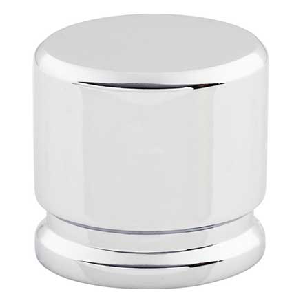 Top Knobs [TK59PC] Die Cast Zinc Cabinet Knob - Oval Series - Polished Chrome Finish - 1 1/8&quot; L