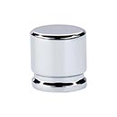 Top Knobs [TK59PC] Die Cast Zinc Cabinet Knob - Oval Series - Polished Chrome Finish - 1 1/8&quot; L