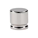 Top Knobs [TK59PN] Die Cast Zinc Cabinet Knob - Oval Series - Polished Nickel Finish - 1 1/8" L