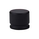 Top Knobs [TK61BLK] Die Cast Zinc Cabinet Knob - Oval Series - Flat Black Finish - 1 3/8" L