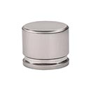 Top Knobs [TK61BSN] Die Cast Zinc Cabinet Knob - Oval Series - Brushed Satin Nickel Finish - 1 3/8&quot; L