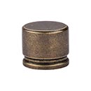 Top Knobs [TK61GBZ] Die Cast Zinc Cabinet Knob - Oval Series - German Bronze Finish - 1 3/8" L