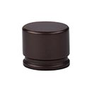 Top Knobs [TK61ORB] Die Cast Zinc Cabinet Knob - Oval Series - Oil Rubbed Bronze Finish - 1 3/8" L