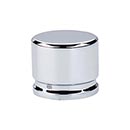 Top Knobs [TK61PC] Die Cast Zinc Cabinet Knob - Oval Series - Polished Chrome Finish - 1 3/8&quot; L