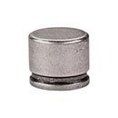 Top Knobs [TK61PTA] Die Cast Zinc Cabinet Knob - Oval Series - Pewter Antique Finish - 1 3/8&quot; L