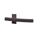 Top Knobs [TK84ORB] Die Cast Zinc Cabinet Knob - Slanted Series - Right - Oil Rubbed Bronze Finish - 3" L