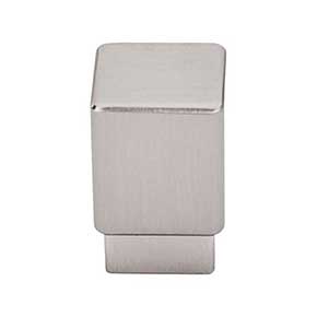 Top Knobs [TK31BSN] Die Cast Zinc Cabinet Knob - Tapered Square Series - Brushed Satin Nickel Finish - 3/4" Sq.