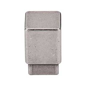 Top Knobs [TK31PTA] Die Cast Zinc Cabinet Knob - Tapered Square Series - Pewter Antique Finish - 3/4" Sq.