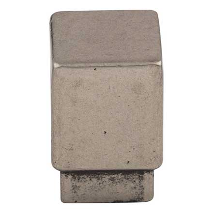Top Knobs [TK31PTA] Die Cast Zinc Cabinet Knob - Tapered Square Series - Pewter Antique Finish - 3/4" Sq.