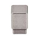 Top Knobs [TK31PTA] Die Cast Zinc Cabinet Knob - Tapered Square Series - Pewter Antique Finish - 3/4" Sq.