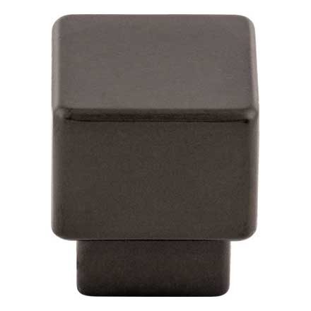 Top Knobs [TK32AG] Die Cast Zinc Cabinet Knob - Tapered Square Series - Ash Gray Finish - 1" Sq.