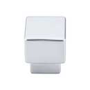 Top Knobs [TK32ALU] Die Cast Zinc Cabinet Knob - Tapered Square Series - Aluminum Finish - 1&quot; Sq.