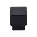 Top Knobs [TK32BLK] Die Cast Zinc Cabinet Knob - Tapered Square Series - Flat Black Finish - 1" Sq.