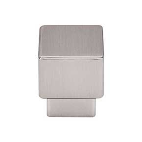 Top Knobs [TK32BSN] Die Cast Zinc Cabinet Knob - Tapered Square Series - Brushed Satin Nickel Finish - 1" Sq.