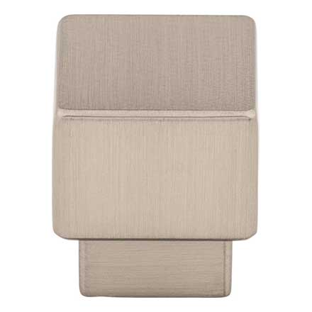 Top Knobs [TK32BSN] Die Cast Zinc Cabinet Knob - Tapered Square Series - Brushed Satin Nickel Finish - 1" Sq.