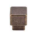 Top Knobs [TK32GBZ] Die Cast Zinc Cabinet Knob - Tapered Square Series - German Bronze Finish - 1&quot; Sq.