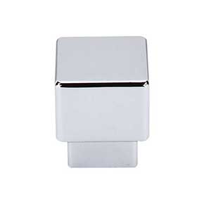 Top Knobs [TK32PC] Die Cast Zinc Cabinet Knob - Tapered Square Series - Polished Chrome Finish - 1" Sq.