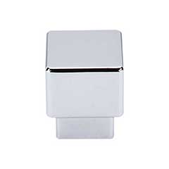Top Knobs [TK32PC] Die Cast Zinc Cabinet Knob - Tapered Square Series - Polished Chrome Finish - 1&quot; Sq.