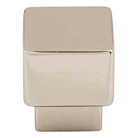 Top Knobs [TK32PN] Die Cast Zinc Cabinet Knob - Tapered Square Series - Polished Nickel Finish - 1" Sq.