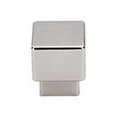 Top Knobs [TK32PN] Die Cast Zinc Cabinet Knob - Tapered Square Series - Polished Nickel Finish - 1" Sq.