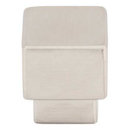 Top Knobs [TK32SS] Stainless Steel Cabinet Knob - Tapered Square Series - Brushed Finish - 1" Sq.