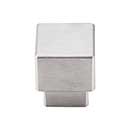 Top Knobs [TK32SS] Stainless Steel Cabinet Knob - Tapered Square Series - Brushed Finish - 1" Sq.