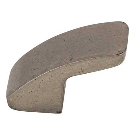 Top Knobs [TK52PTA] Die Cast Zinc Cabinet Knob - Thumb Series - Pewter Antique Finish - 1 1/4" L