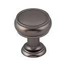 Top Knobs [TK830AG] Die Cast Zinc Cabinet Knob - Eden Series - Ash Gray Finish - 1&quot; Dia.