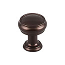 Top Knobs [TK830ORB] Die Cast Zinc Cabinet Knob - Eden Series - Oil Rubbed Bronze Finish - 1" Dia.