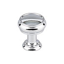 Top Knobs [TK830PC] Die Cast Zinc Cabinet Knob - Eden Series - Polished Chrome Finish - 1&quot; Dia.