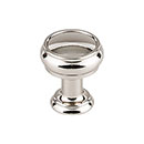 Top Knobs [TK830PN] Die Cast Zinc Cabinet Knob - Eden Series - Polished Nickel Finish - 1" Dia.