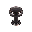 Top Knobs [TK830TB] Die Cast Zinc Cabinet Knob - Eden Series - Tuscan Bronze Finish - 1" Dia.