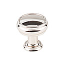 Top Knobs [TK831PN] Die Cast Zinc Cabinet Knob - Eden Series - Polished Nickel Finish - 1 3/16&quot; Dia.