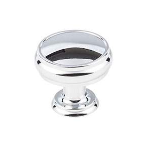 Top Knobs [TK832PC] Die Cast Zinc Cabinet Knob - Eden Series - Polished Chrome Finish - 1 3/8" Dia.