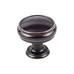 Top Knobs [TK832TB] Die Cast Zinc Cabinet Knob - Eden Series - Tuscan Bronze Finish - 1 3/8&quot; Dia.