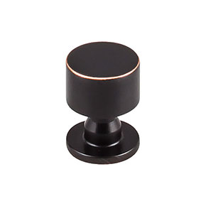 Top Knobs [TK820TB] Die Cast Zinc Cabinet Knob - Lily Series - Tuscan Bronze Finish - 1 1/8" Dia.