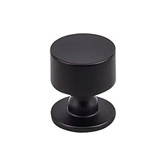 Top Knobs [TK821BLK] Die Cast Zinc Cabinet Knob - Lily Series - Flat Black Finish - 1 1/8" Dia.