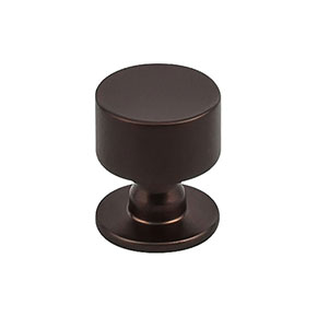 Top Knobs [TK821ORB] Die Cast Zinc Cabinet Knob - Lily Series - Oil Rubbed Bronze Finish - 1 1/8" Dia.